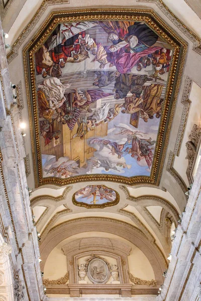 Рим Італія Червня Стеля Стелі Фресками Інтер Єрі Базиліки — стокове фото