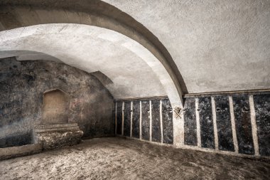 Ünlü Cripta San Sepolcro Cagliari Kamerası