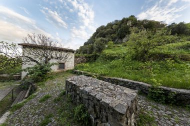 Bortigali, Sardunya 'daki eski değirmenin manzarası