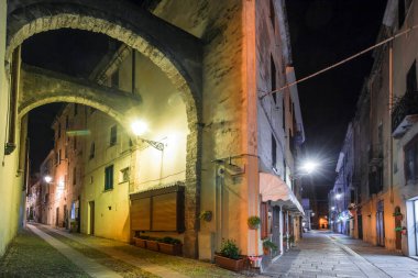 Alghero Tarih Merkezi şehir manzarası