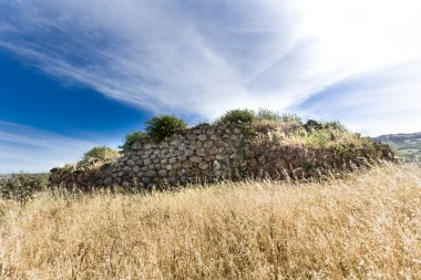 Eski taş kale manzarası