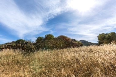 Eski taş kale manzarası