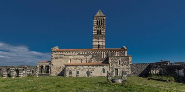 Lucca, Toskana, İtalya 'daki San Michele kilisesinden manzara