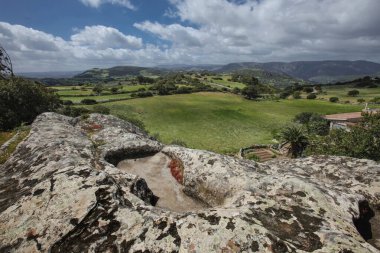 İspanya 'nın Cuenca şehrinin manzarası