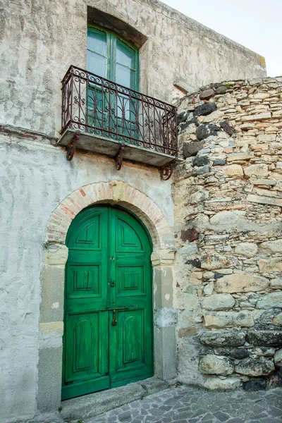 Buildings Ussaramanna Historical Center South Sardinia Italy — Stock Photo, Image