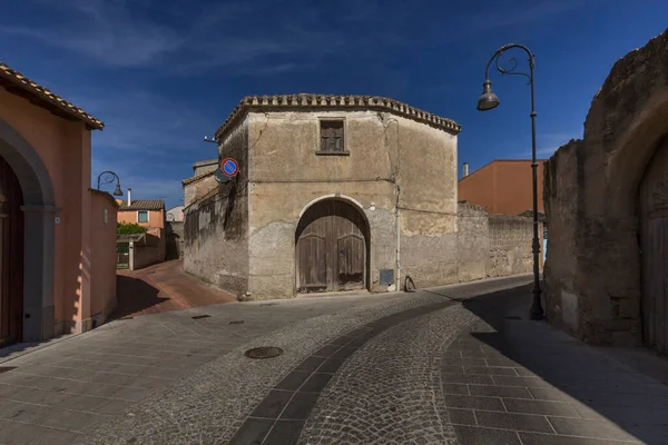 Старая Городская Улица Сердиана Италия — стоковое фото