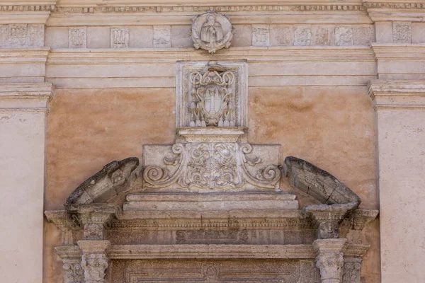 Fațada Catedralei Din Sassari Dedicată Sfântului Nicolae Romanic Renascentist Gotic — Fotografie, imagine de stoc