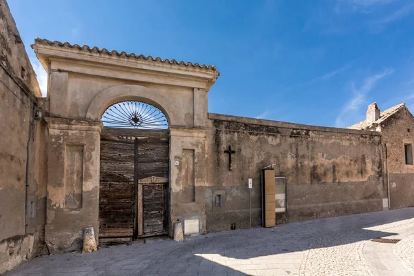 Stara Architektura Miasta Selargius Włochy — Zdjęcie stockowe