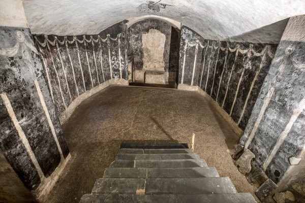 Famosa Cripta San Sepolcro Cagliari Cámara — Foto de Stock