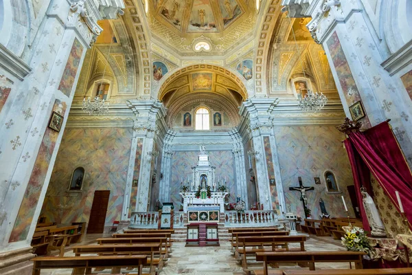 Interno Della Chiesa San Michele Nurri Sardegna — Foto Stock