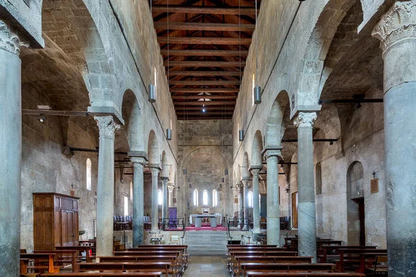 Interiören Katedralen Santa Maria Mar Byn Santa Maria Catania Provinsen — Stockfoto