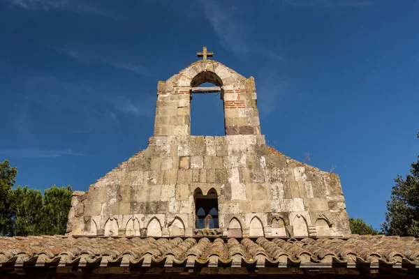 Sardunya Talya Avrupa Daki Eski Akdeniz Kilisesi — Stok fotoğraf