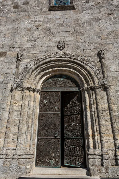 Bela Arquitetura Antiga Igreja Chiesa Sant Andrea Giave Itália — Fotografia de Stock
