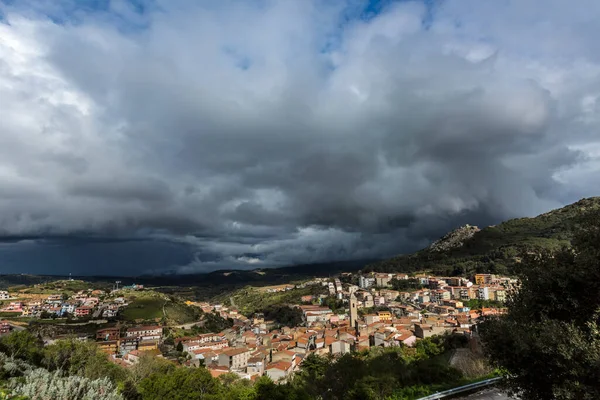 Panoramic View Bitti Town Sardinia Italy — Stock Photo, Image