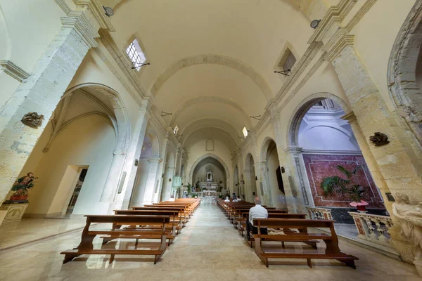 Interiör Katedralen San Giacomo Cagliari — Stockfoto