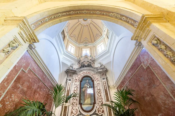 Interieur Van Kathedraal Van San Giacomo Cagliari — Stockfoto