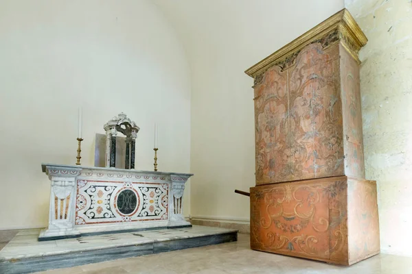 stock image interior of the cathedral of San Giacomo Cagliari