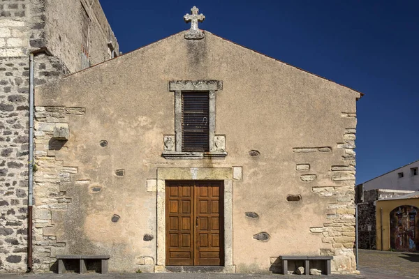 Vecchia Chiesa Mediterranea Sulla Sardegna Italia Europa — Foto Stock