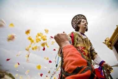 Festival of Sant'Efisio in Cagliari, Sardinia clipart