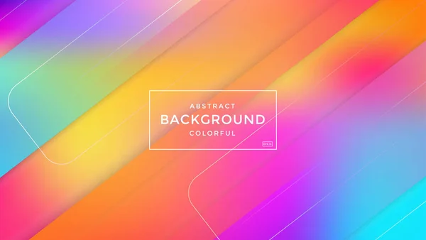 Colorful Modern Concept Abstract Background — Stock Vector