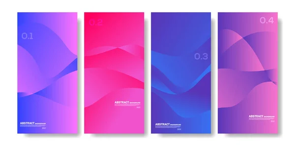 Social Media Template Soft Gradient Colors Perfect Banner Flyer Flayer — Stock Vector