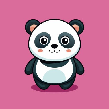 Şirin panda tasarımı çizimi