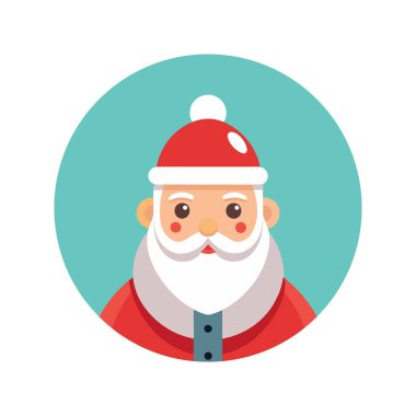 Noel Baba logo illüstrasyon tasarımı