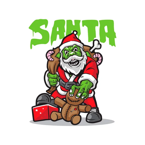 Premium Vector  Cute yeti bigfoot cartoon character in santa's