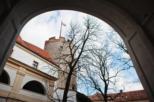 Blick Auf Die Historische Burg Mikulov Mähren Südmährische Region Der — Stockfoto