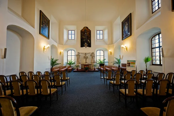 Rajhrad Τσεχία Μαΐου 2022 Εκκλησία Στο Μοναστήρι Benedicine Στην Rajhra — Φωτογραφία Αρχείου
