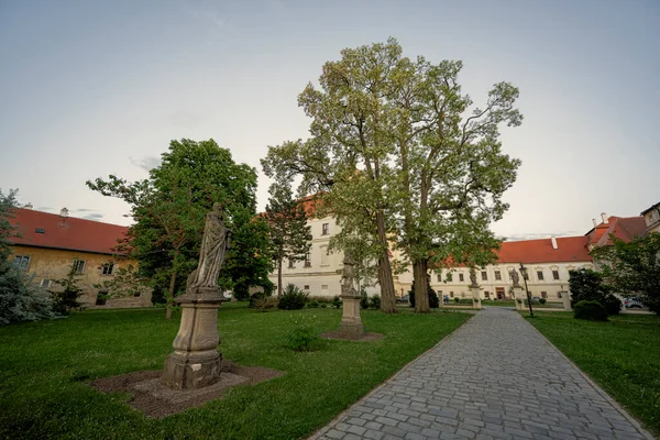 Rajhrad République Tchèque Mai 2022 Monastère Bénédictin Église Saint Pierre — Photo