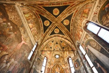 Padua, Italya- Temmuz, 05, 2022: Padova, Veneto, İtalya 'da Basilica di Sant Antonio' nun İçişleri.