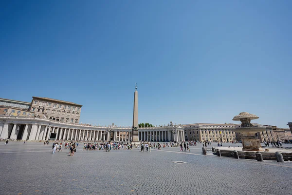 Ватикан Июля 2022 Года Площадь Святого Петра Ватикан Рим Италия — стоковое фото