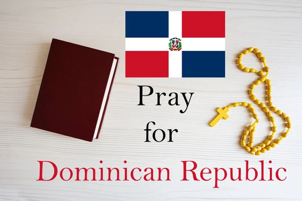 Молитва Домініканську Республіку Розарій Біблійна Історія — стокове фото
