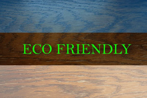 Bandeira Estónia Fundo Madeira Para Ambiente Ecológico Global Economia Ecológica — Fotografia de Stock