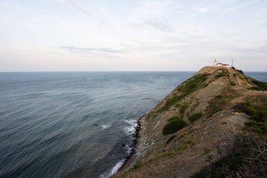 Cape Emine 'de akşam, Karadeniz kıyısı, Bulgaristan.