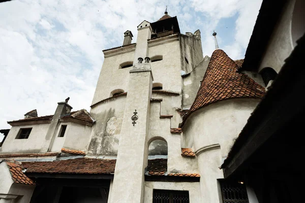 Château Bran Roumanie Château Médiéval Dracula Aux Carpates Transylvanie — Photo