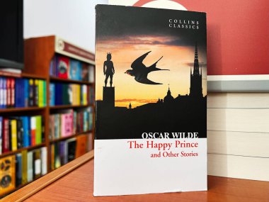 Lviv, Ukrayna - 20 Şubat 2025: Oscar Wilde 'ın 
