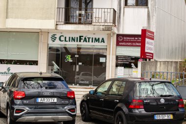 Fatima, Portekiz - 24 Mart 2025: Fatima Portekiz 'de bir klinik tesis Germano de sousa cephesi