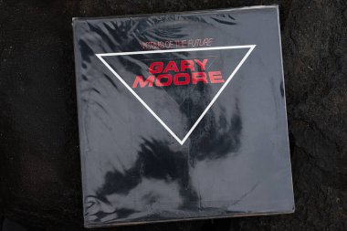 Lviv, Ukrayna - 13 Mayıs 2025: Gary Moore 'un 