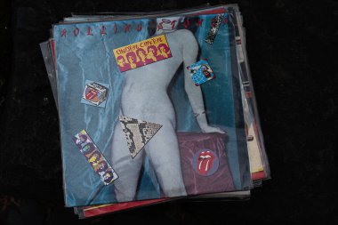 Lviv, Ukrayna - 13 Mayıs 2025: Rolling Stones 'un 1983 tarihli 