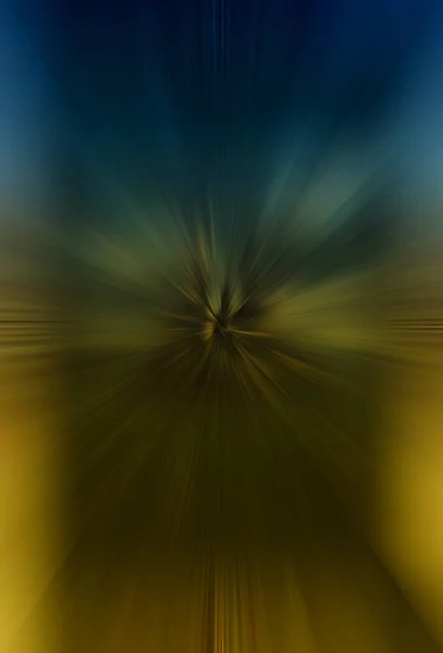 Zakres Kolorów Ciemnoniebieskiego Ciemnożółtego Nasycona Ilustracja Promieniami Środka Obraz Artystyczny — Zdjęcie stockowe