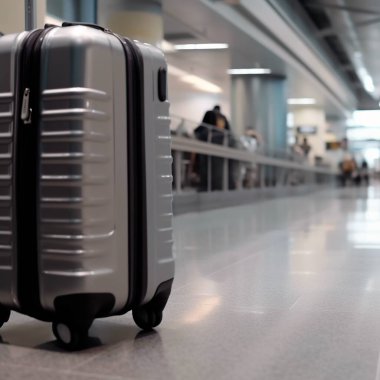 bagaj havaalanı terminalinde. 