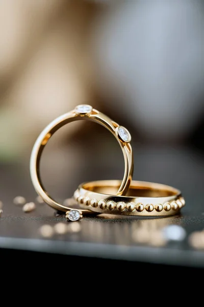 Isolated Wedding Rings Marriage Concepts — Stock Photo, Image