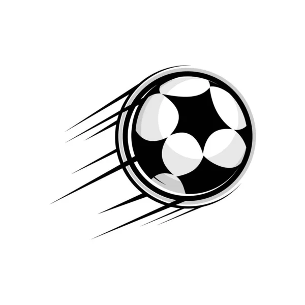 Векторный Дизайн Футбольный Мяч Спортивный Вектор — стоковый вектор