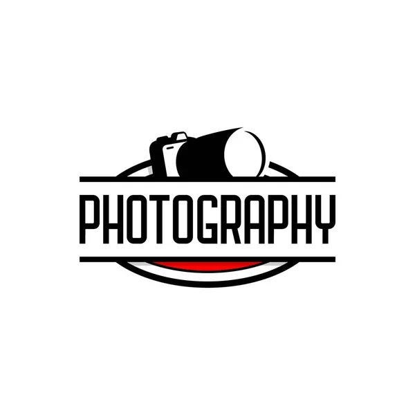 Photographie Logo Design Vecteur Caméra Vecteur — Image vectorielle