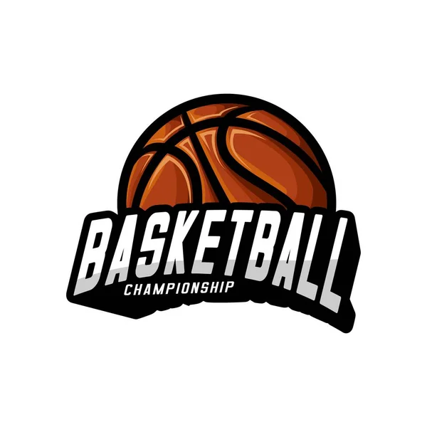 Basketball Sport Vektor Design Auf Weißem Hintergrund — Stockvektor