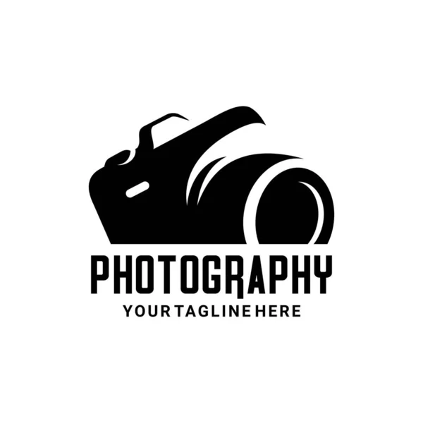 Διάνυσμα Σχεδιασμού Λογότυπου Φωτογραφίας Διάνυσμα Κάμερας — Διανυσματικό Αρχείο