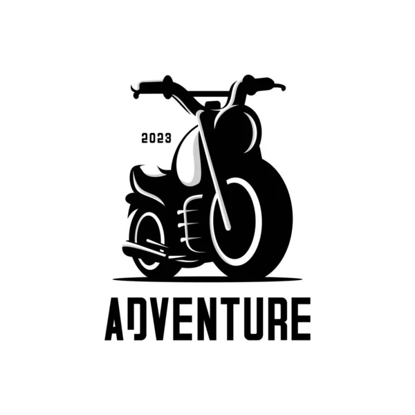 オートバイのベクトルデザイン バイカーのロゴベクトル — ストックベクタ