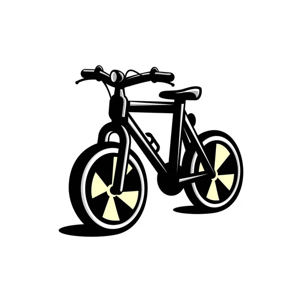 Design Vetor Bicicleta Fundo Branco —  Vetores de Stock